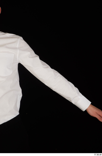  Jamie arm bow tie dressed uniform upper body waiter uniform white shirt 0002.jpg